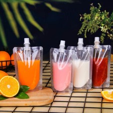 10x 100-500ml Plastic Stand Up