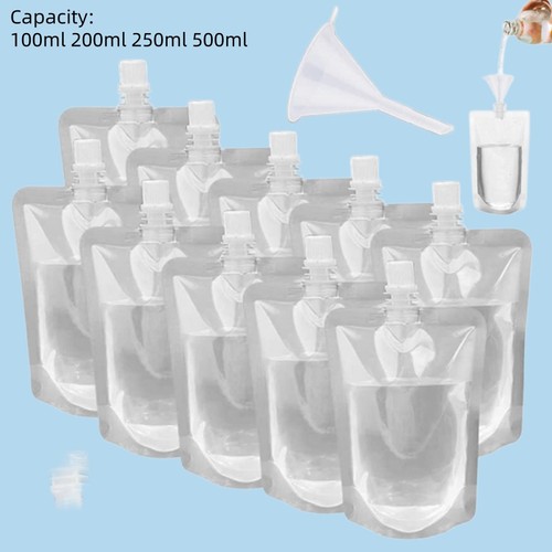 100 500ml plastic stand bag - plastic,
