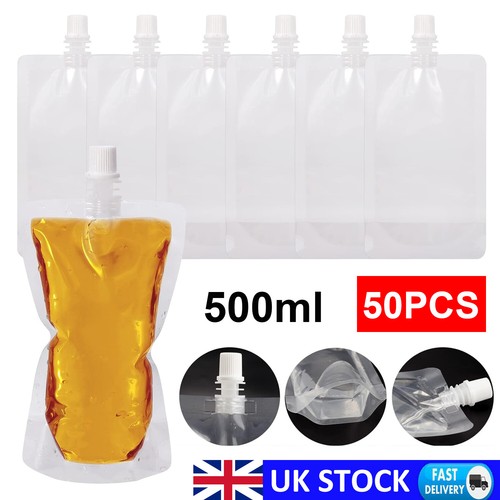 50x 500ml stand reusable - stand, up