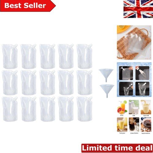 Reusable 500ml clear plastic - reusable,