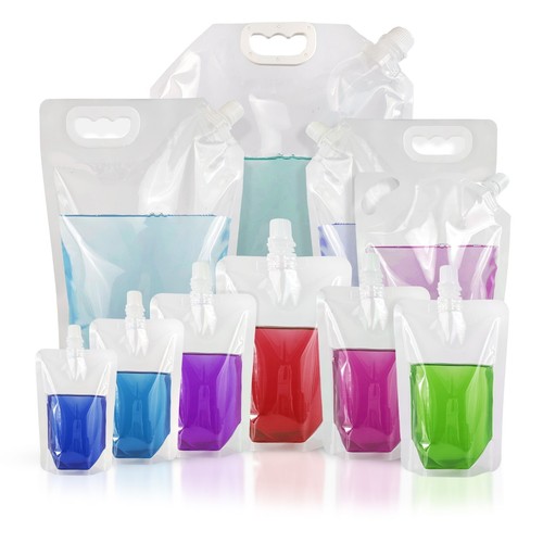 Clear plastic spouted liquid - clear,