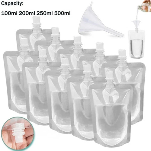 10x 100 500ml plastic - stand, up