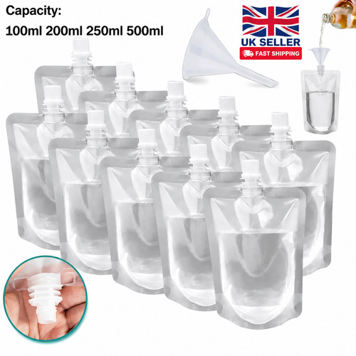 Stand 500ml clear bag - x,