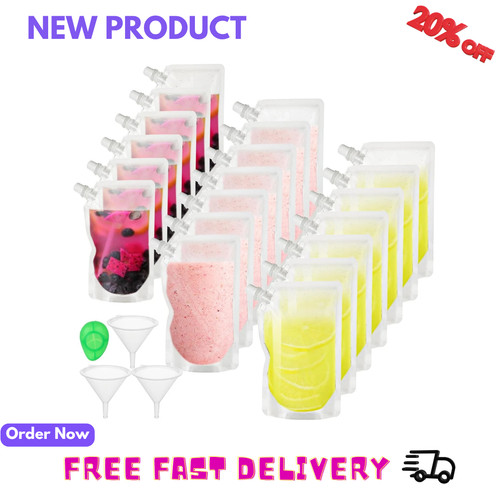 Aselected 20pcs drink pouches - aselected,