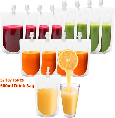 16pcs 500ml plastic - 500ml, bag