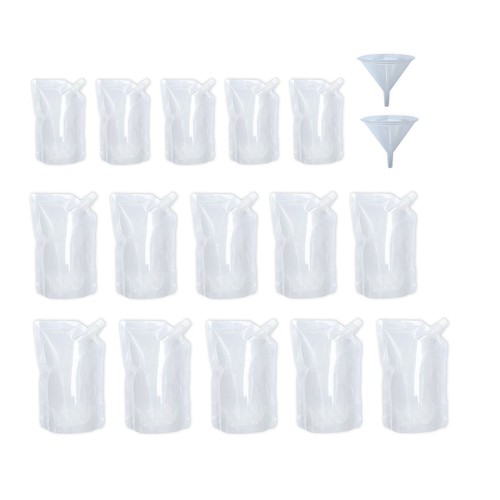 15pcs mixed sizes refillable - mixed,