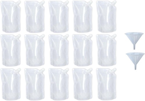 15pcs mixed sizes - sizes, refillable