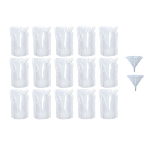 Yukiyi 15pcs 500ml refillable - 500ml,