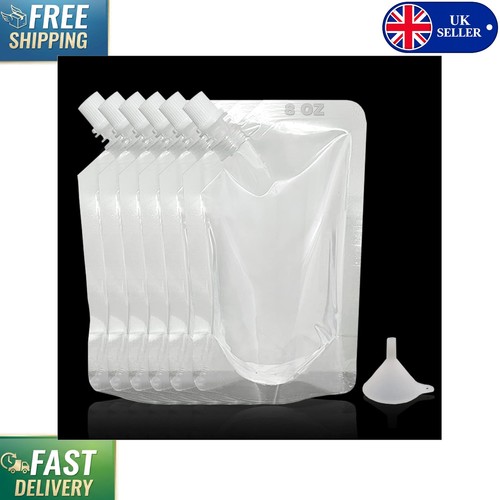 6pcs reusable drink pouches - 6pcs,