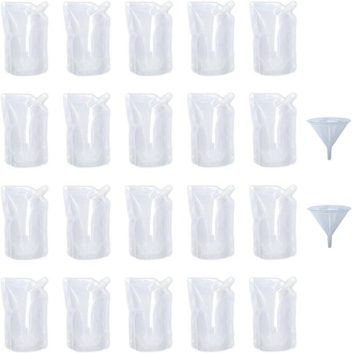 20pcs 500ml refillable - 20pcs,