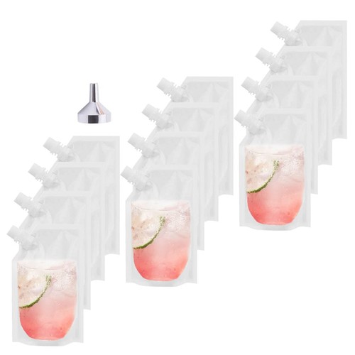 Drink pouches for festivals - for, 12